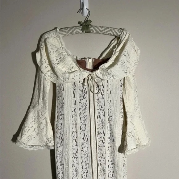 NWT Angel Lane Gorgeous Long Off Shoulder Dress / Gown - Picture 6 of 7